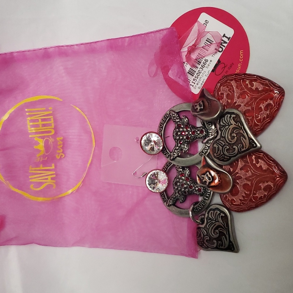 STQ Western earrings NWT